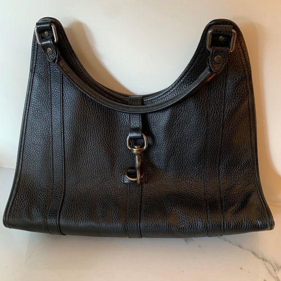 Gucci Black Pebbled Leather Shoulder Bag - Picture 6 of 11